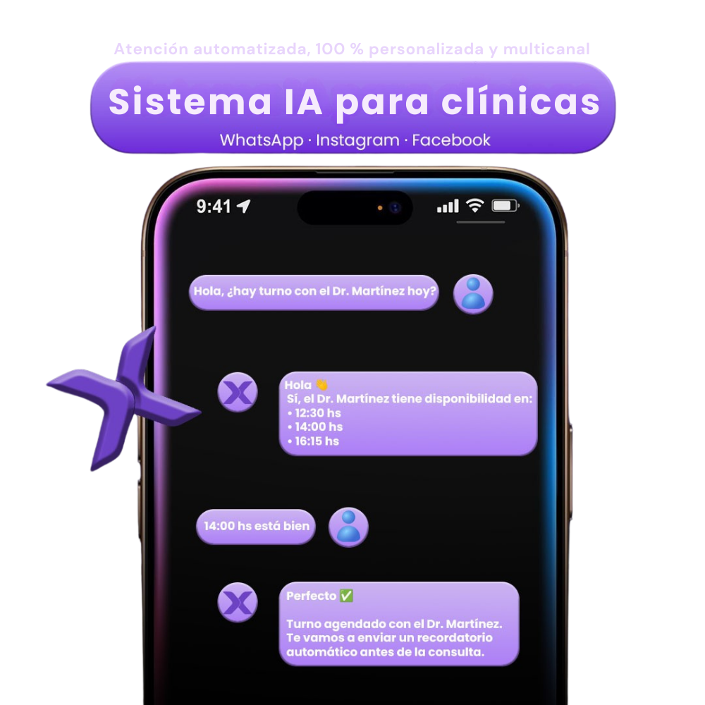 Sistema IA para clínicas